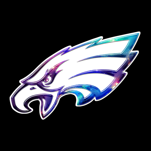 Galaxy Philadelphia Eagles Logo vinyl decal